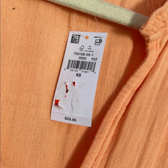 NWT Old Navy blossom petal short sleeve demi swing dress size XS - Picture 3 of 5